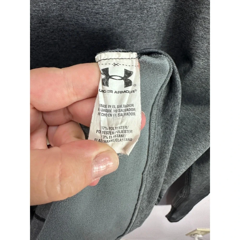 Under Armour ColdGear Shirt Mens Medium Gray Long Sleeve Fitted Base Layer Top